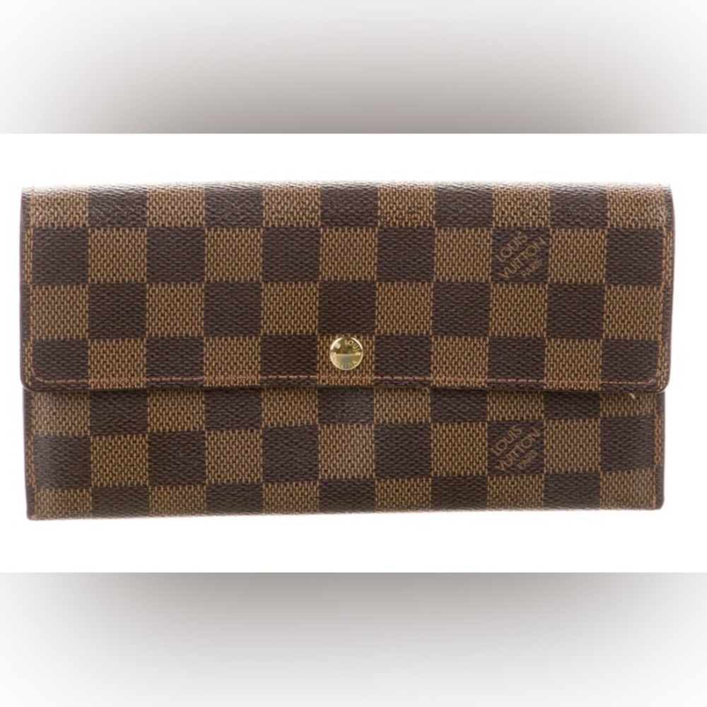 Louis Vuitton Damier Ebene Sarah Wallet